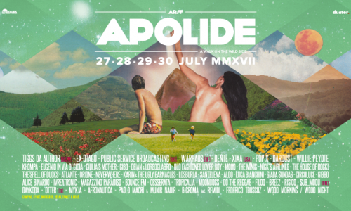 Apolide Festival 2017 - Mancano 3 giorni all'evasione di 72 ore nella natura con Tiggs da Author, Ex-Otago, Public Service Broadcasting, Warhaus, Dente e molti altri - 27/30 Luglio, Area Naturalistica Pianezze - Vialfrè (TO)